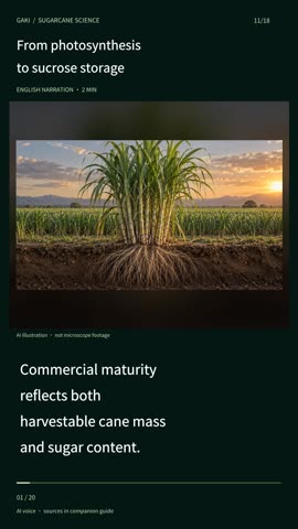 From photosynthesis to sucrose storage