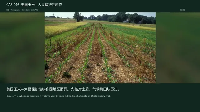 美国玉米—大豆保护性耕作