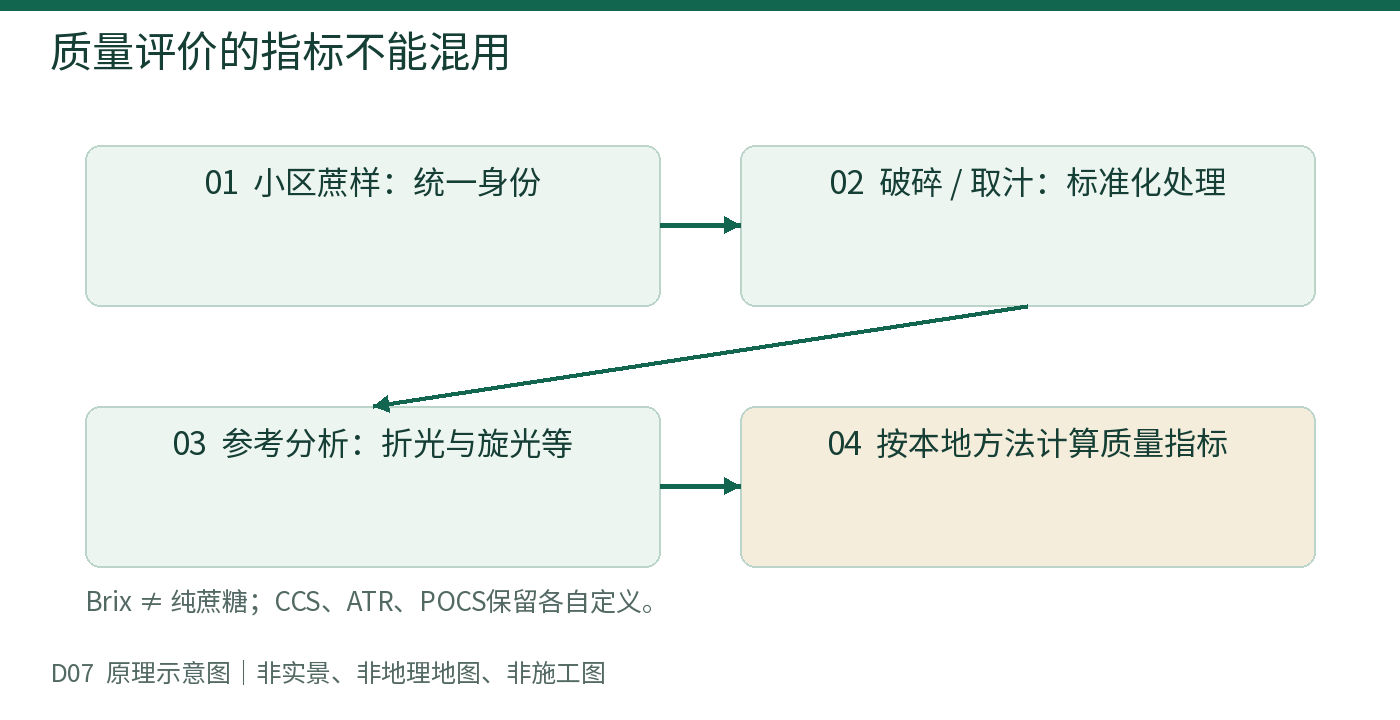 质量评价的指标不能混用
