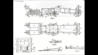 长机架多视图图纸