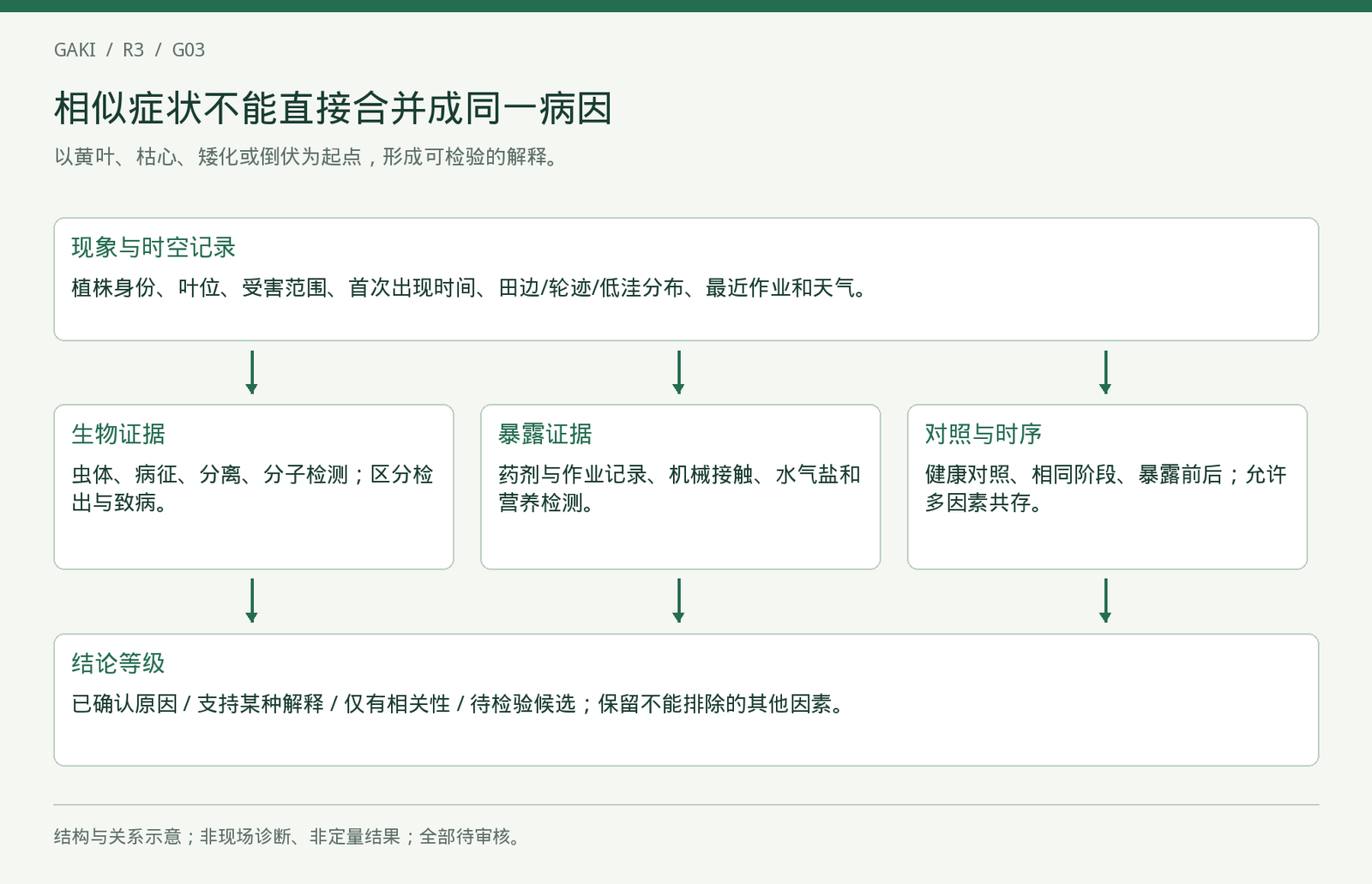 相似症状证据诊断
