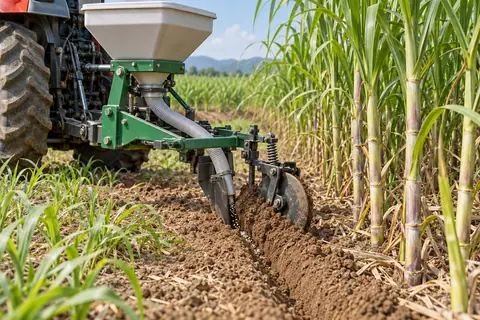 精准深施肥机 / Precision subsurface fertilizer applicator — AI-generated concept