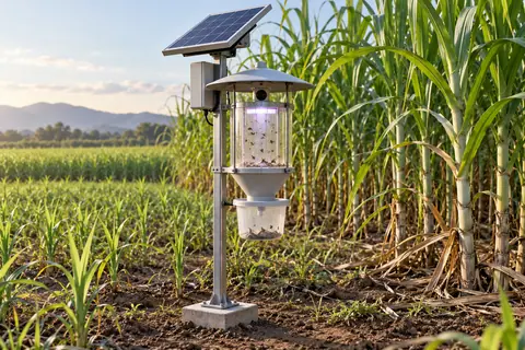 虫情诱捕自动计数站 / Automated insect-trap counting station — AI-generated concept