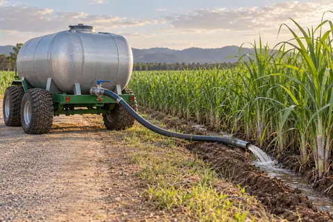 移动式补水与应急灌溉平台 / Mobile and emergency irrigation — AI-generated concept
